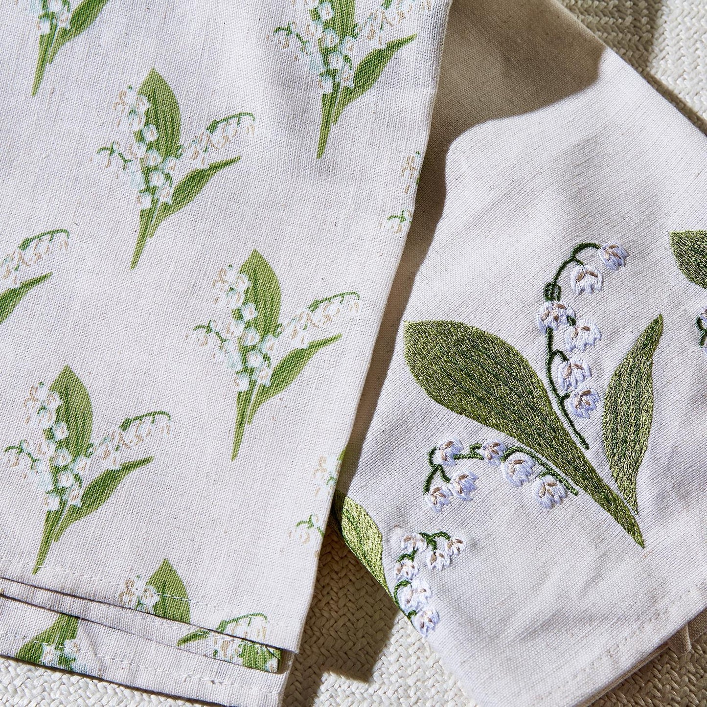 Lily of the Valley Dish Towels