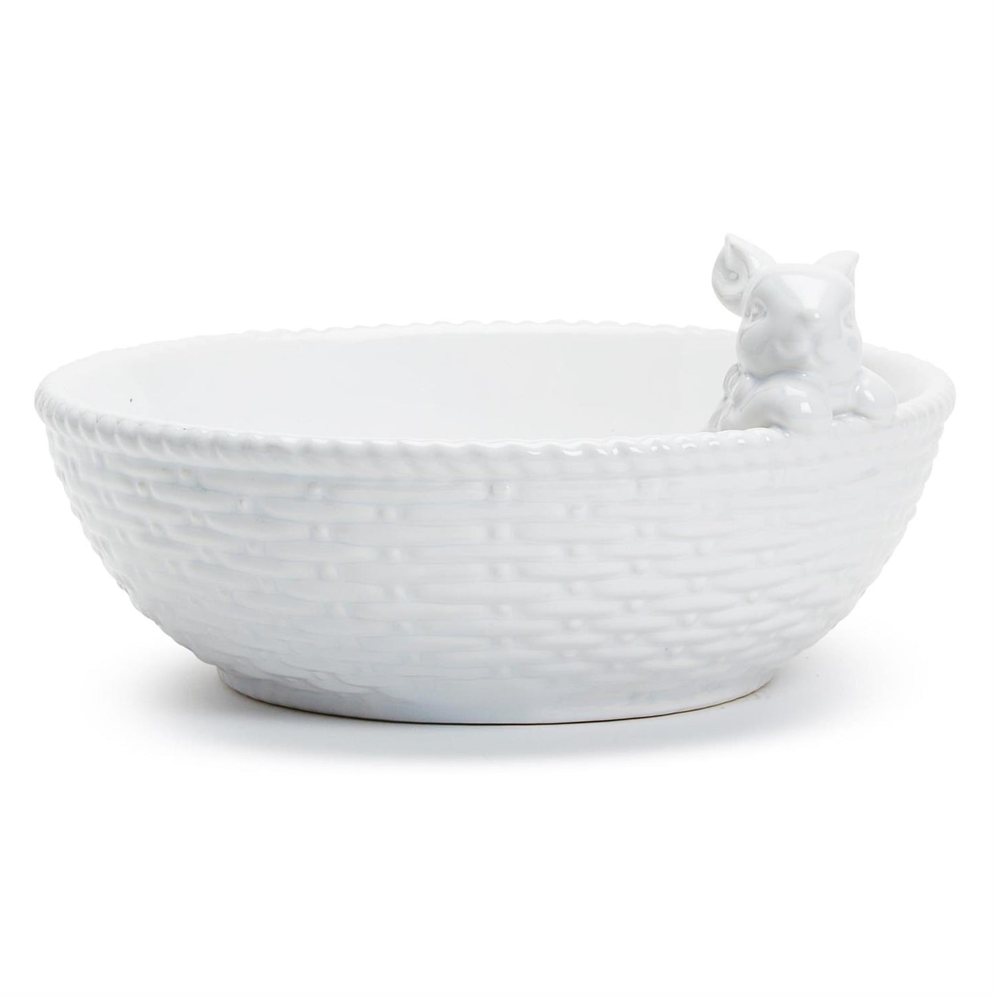 Large Bowl with Peeking Easter Bunny