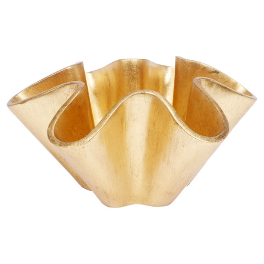 Esme Gold Leaf Wave Bowl