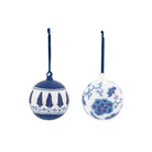 CHINOSIERIE GLASS BALL ORNAMENT - CHRISTMAS