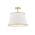 Elsa Semi-Flush - Gold - Flush Mount