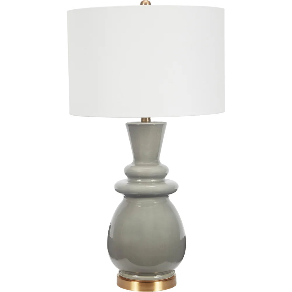 Sadie Grey Ceramic Lamp