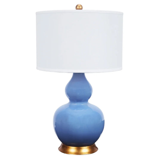 Parisian Blue Porcelain Lamp