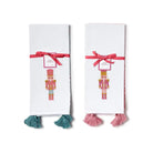 NUTCRACKER SET OF 2 DISH TOWELS - CHRISTMAS