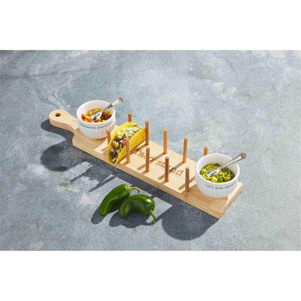 Taco Stand and Dip Set