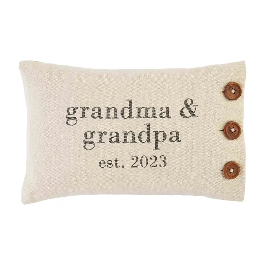 Grandparents EST 2023 Pillow
