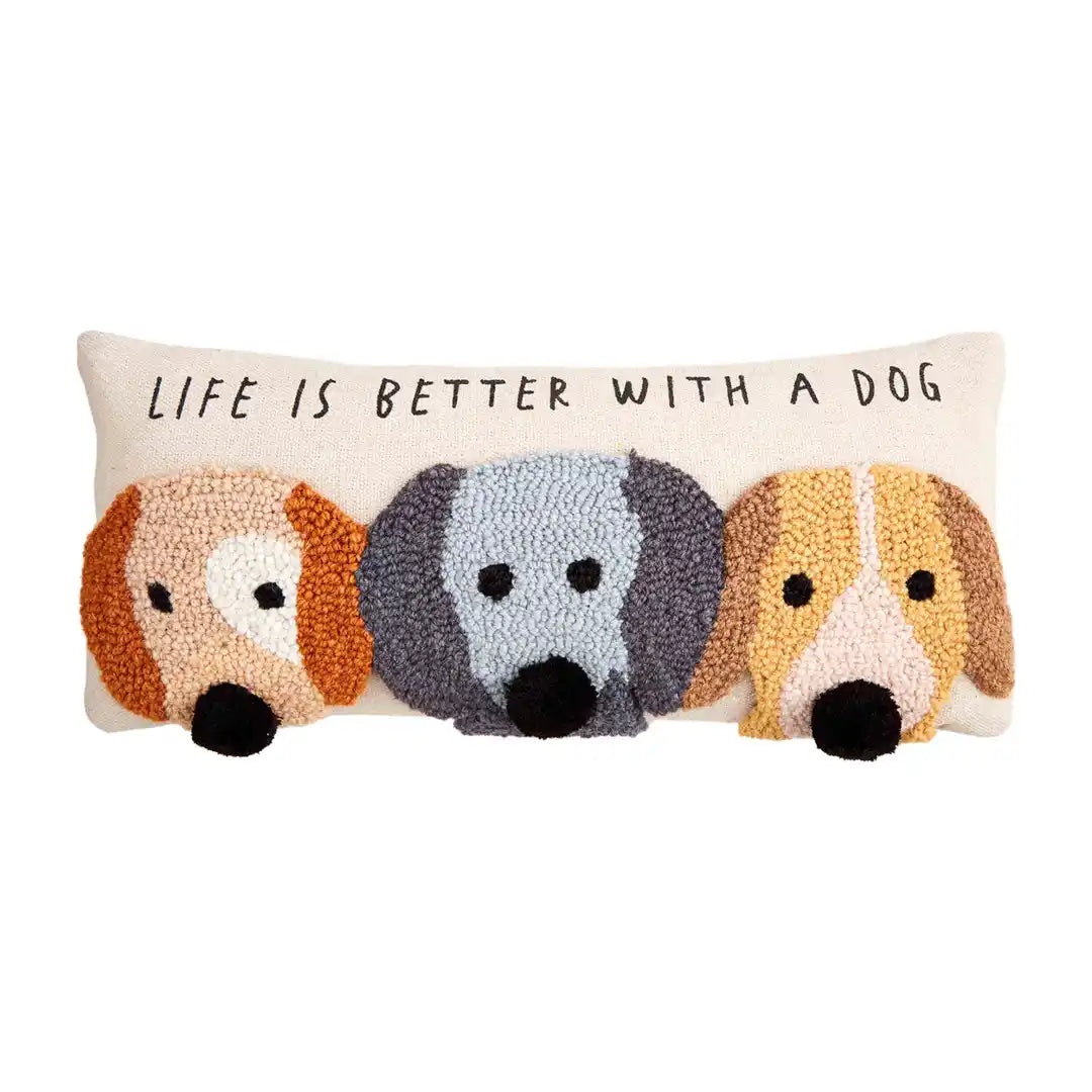 Life Hooked Dog Pillow