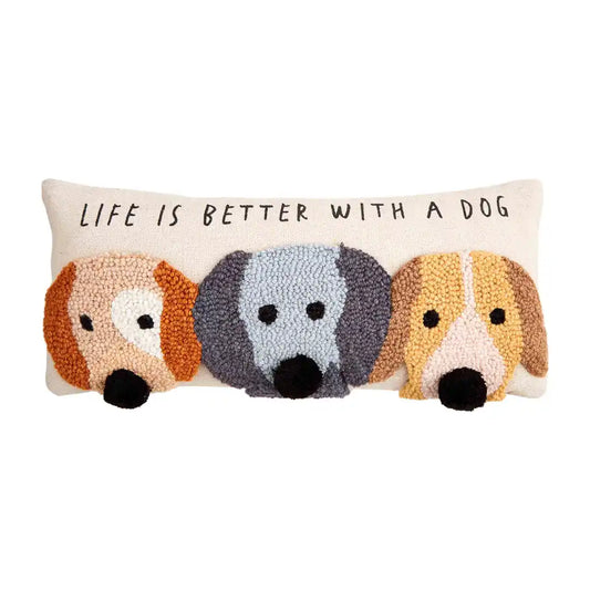 Life Hooked Dog Pillow