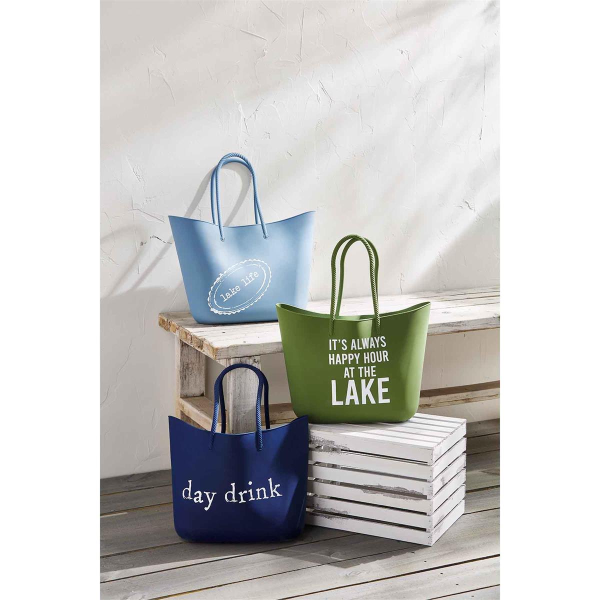 Its Always Lake Silicone Tote