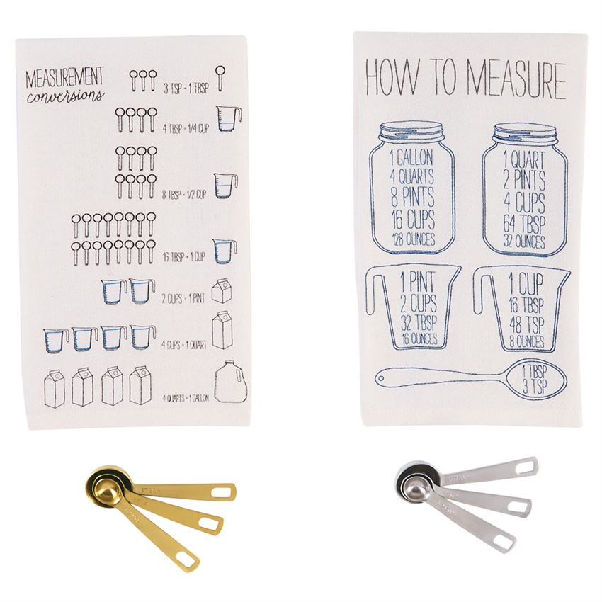 Measuring Spoon and Towel Set