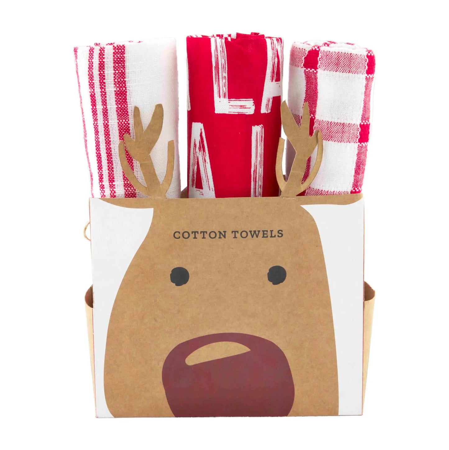 Reindeer Towel Gift Set